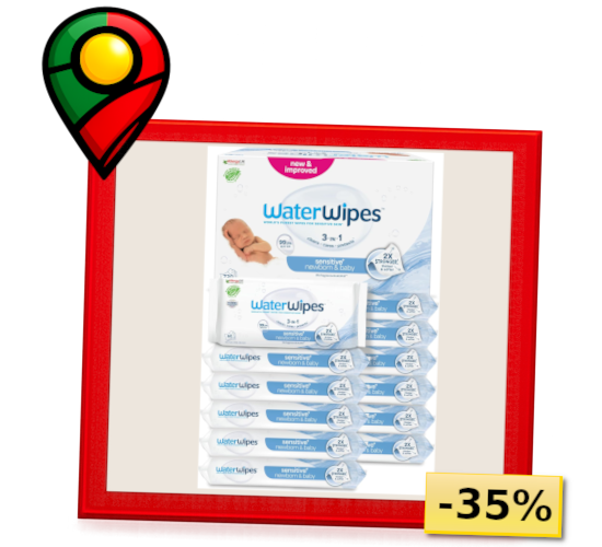 Descontos do dia - 11/05/2026 waterwipes